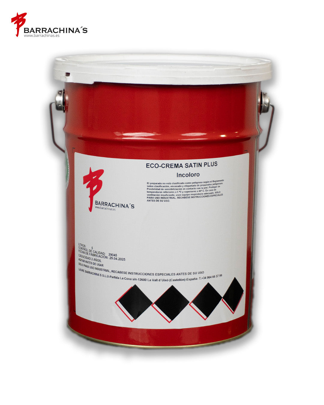 CREMA 100% ACUOSA MATE Eco Crema Satin Plus - 5L