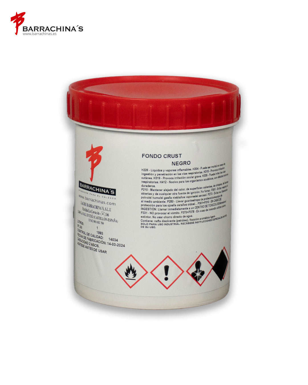 CREMA TAPAPORO SEMIBRILLO  Fondo Crust - 1L